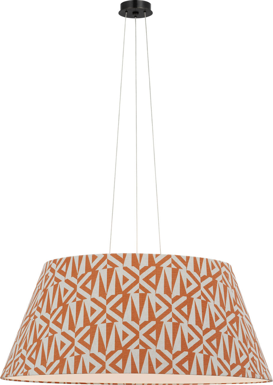 Caufield 39" Hanging Shade | Bronze | Schumacher Brick Amero Shade