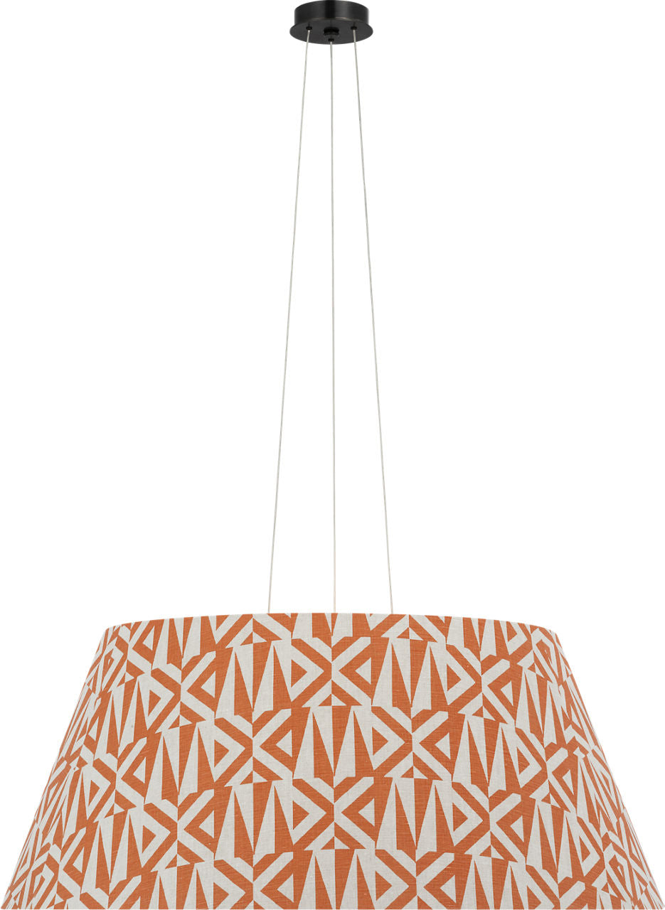 Caufield 39" Hanging Shade | Bronze | Schumacher Brick Amero Shade