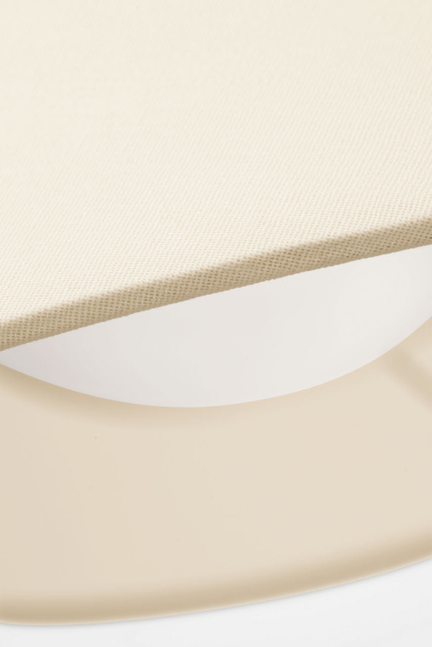 Caufield 39" Hanging Shade | Hand-Rubbed Antique Brass | Linen Shade