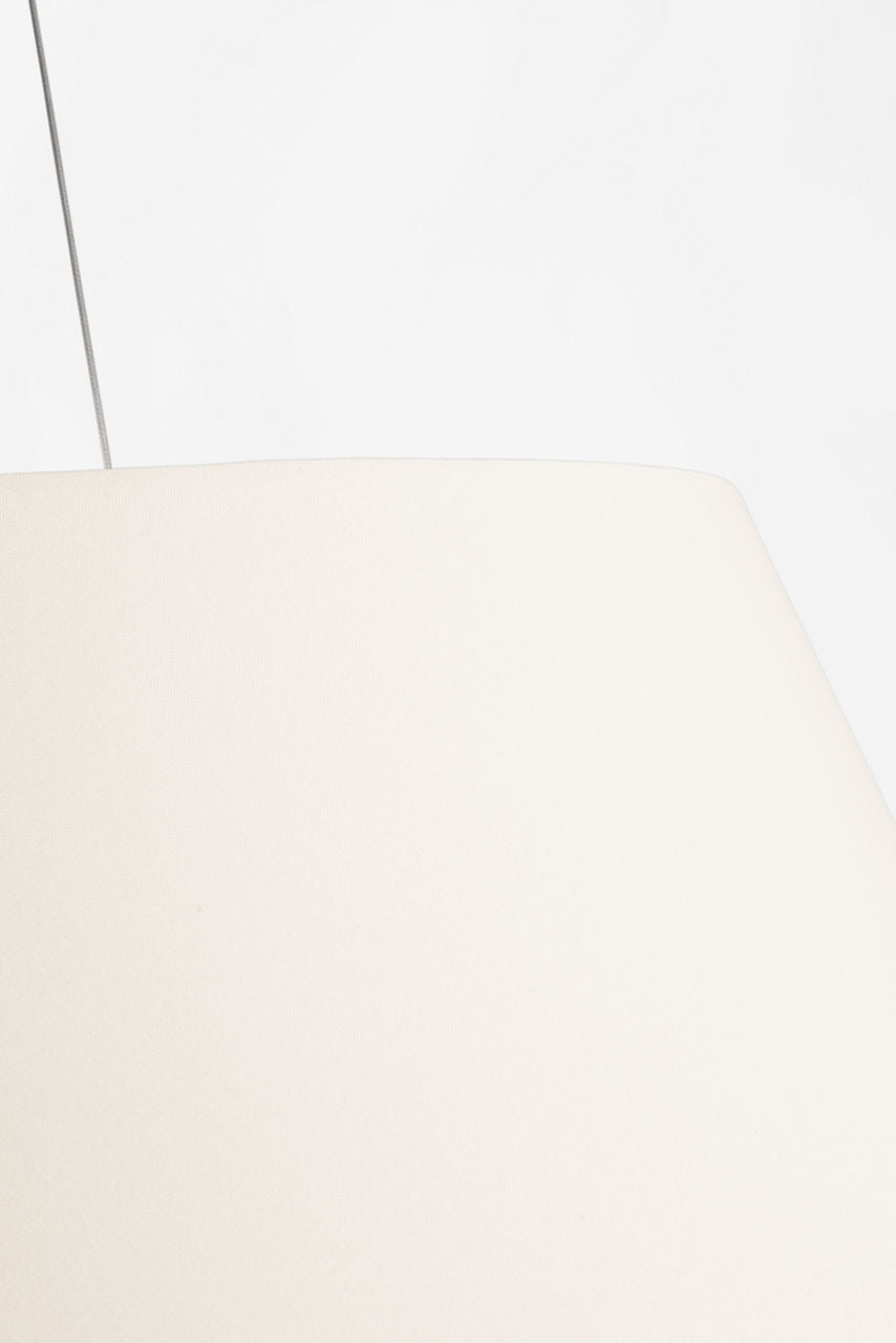 Caufield 39" Hanging Shade | Hand-Rubbed Antique Brass | Linen Shade