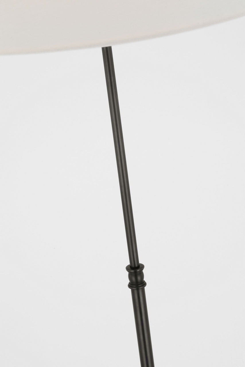 Wyatt 52" Floor Lamp | Bronze | Linen Shade