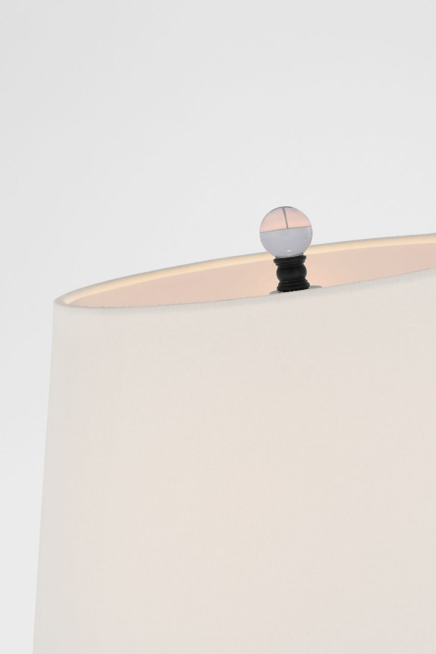 Wyatt 52" Floor Lamp | Bronze | Linen Shade