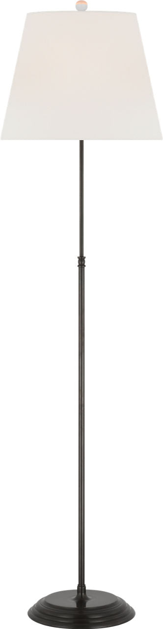 Wyatt 52" Floor Lamp | Bronze | Linen Shade