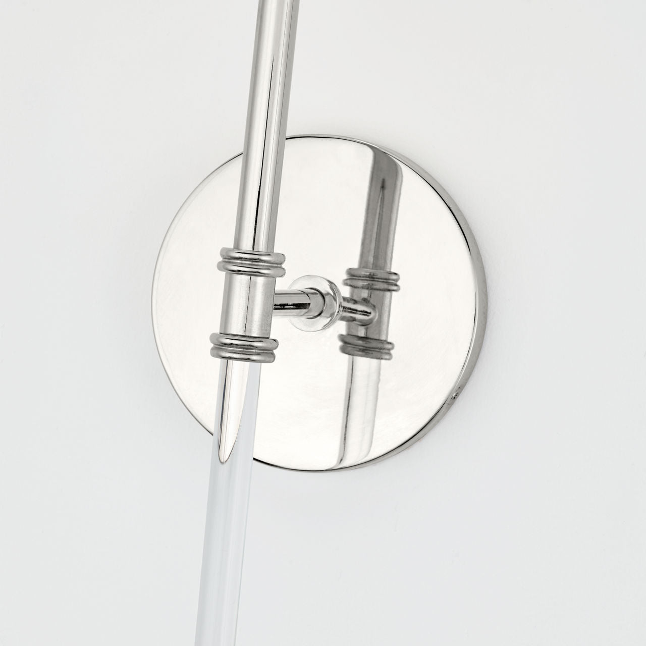 Camille Sconce | Polished Nickel | Linen Shade