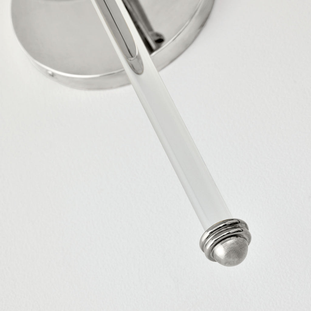 Camille Sconce | Polished Nickel | Linen Shade