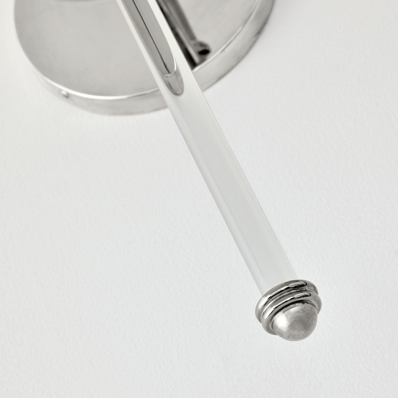 Camille Sconce | Polished Nickel | Linen Shade