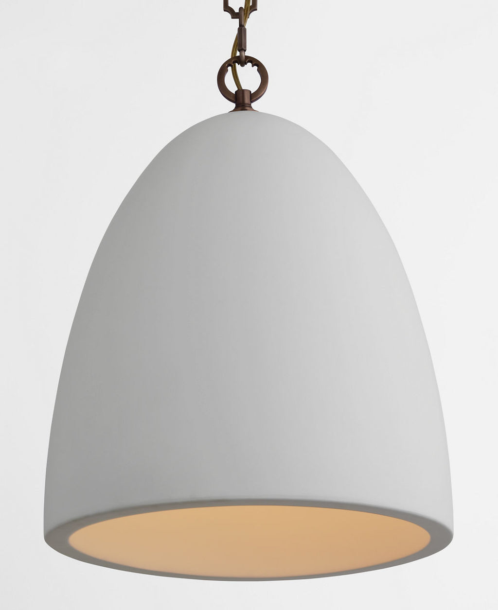 Elliot Medium Dome Pendant | Matte White