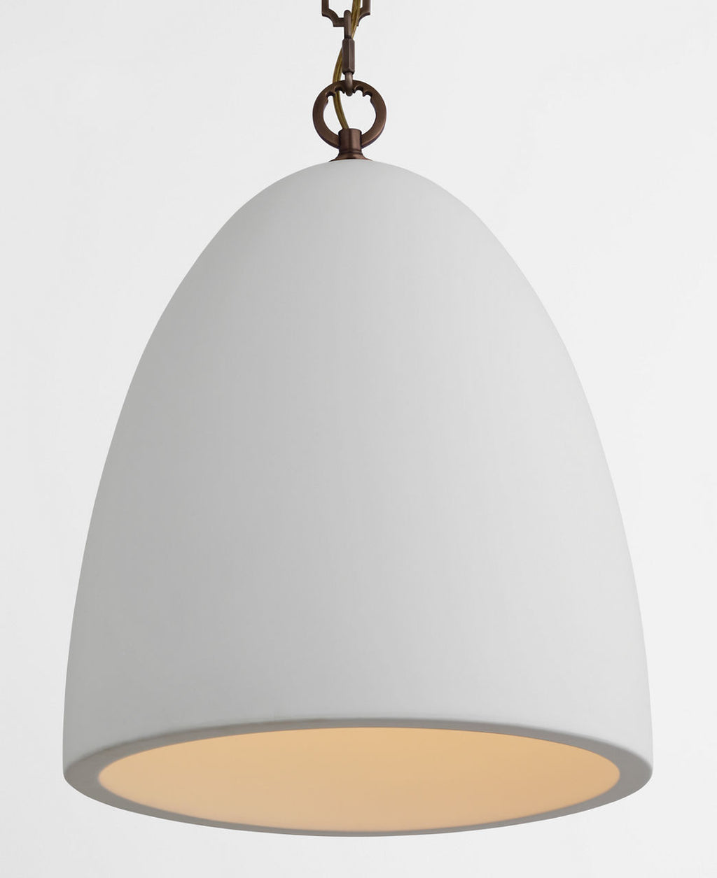 Elliot Medium Dome Pendant | Matte White
