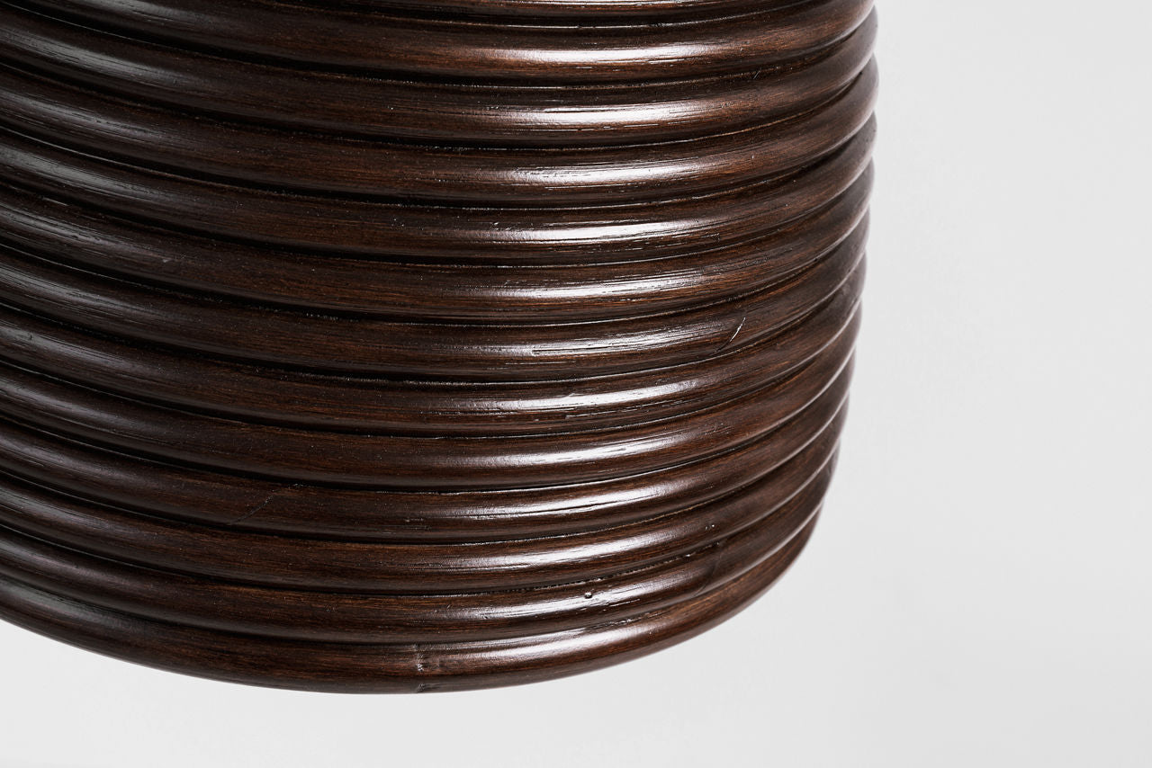 Emerson 14" Pendant | Bronze | Espresso Rattan Shade