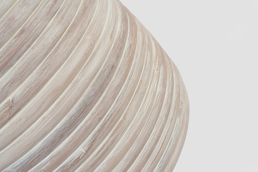 Emerson 14" Pendant | Hand-Rubbed Antique Brass | Ash Rattan Shade
