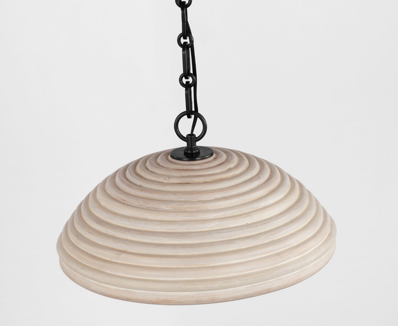 Emerson 16" Pendant | Bronze | Ash Rattan Shade