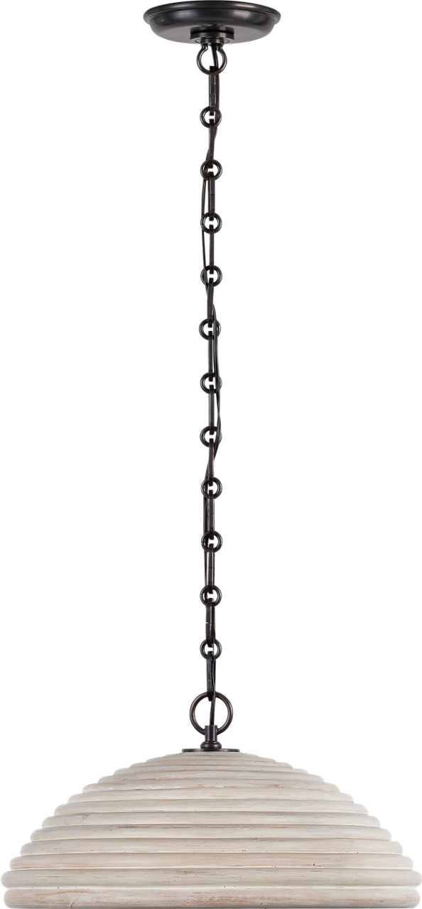Emerson 16" Pendant | Bronze | Ash Rattan Shade