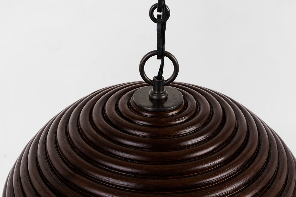 Emerson 16" Pendant | Bronze | Espresso Rattan Shade