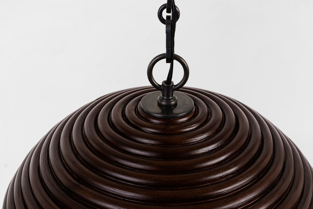 Emerson 16" Pendant | Bronze | Espresso Rattan Shade