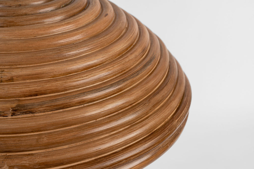 Emerson 16" Pendant | Bronze | Natural Rattan Shade