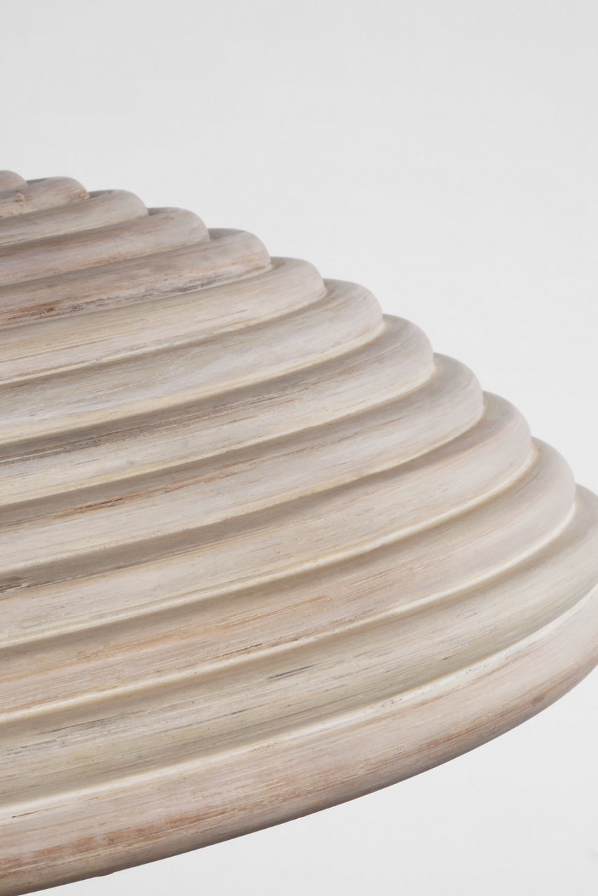 Emerson 16" Pendant | Polished Nickel | Ash Rattan Shade
