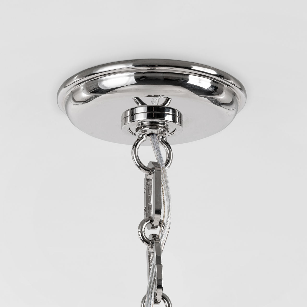 Emerson 16" Pendant | Polished Nickel | Natural Rattan Shade