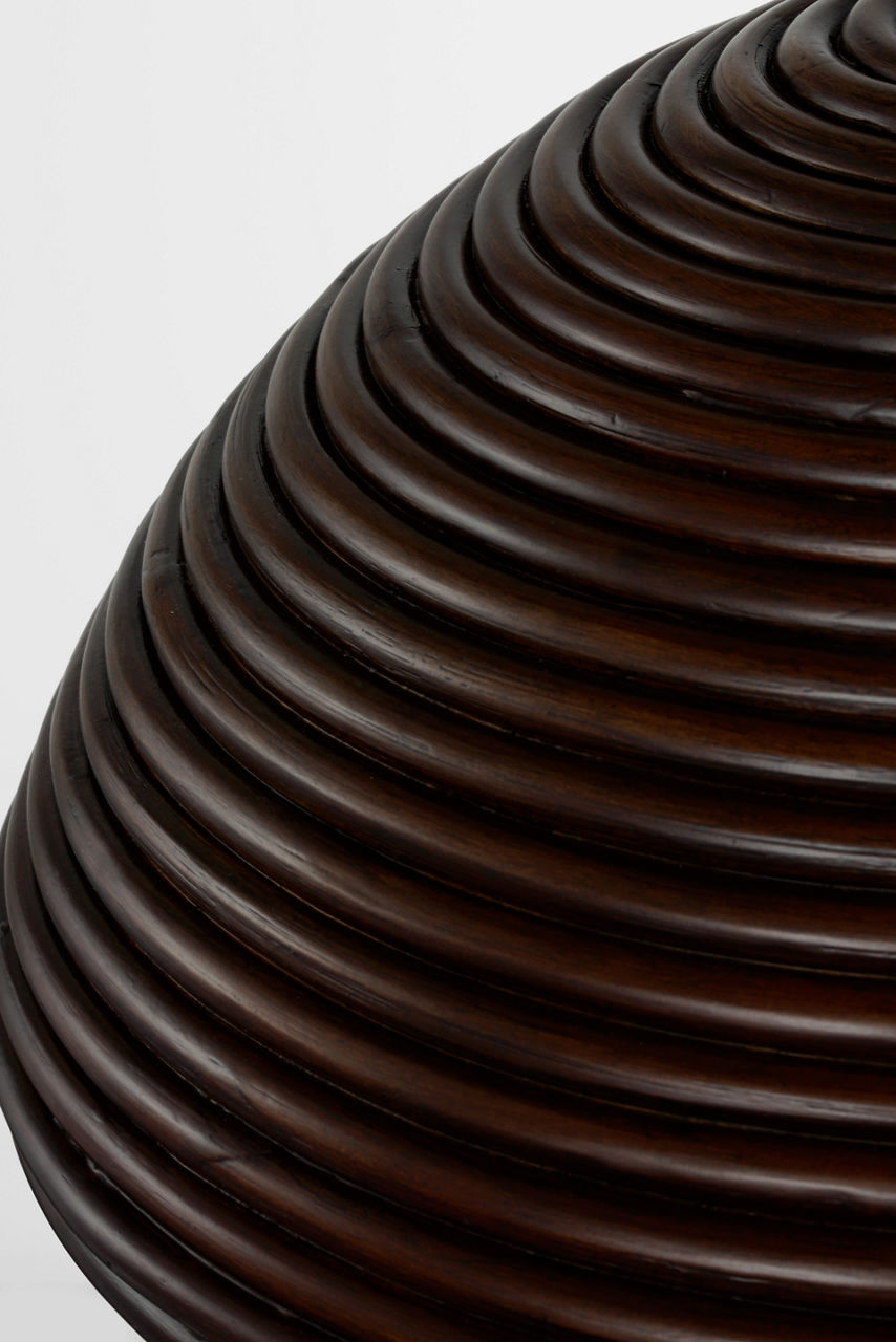 Emerson 23" Pendant | Bronze | Espresso Rattan Shade