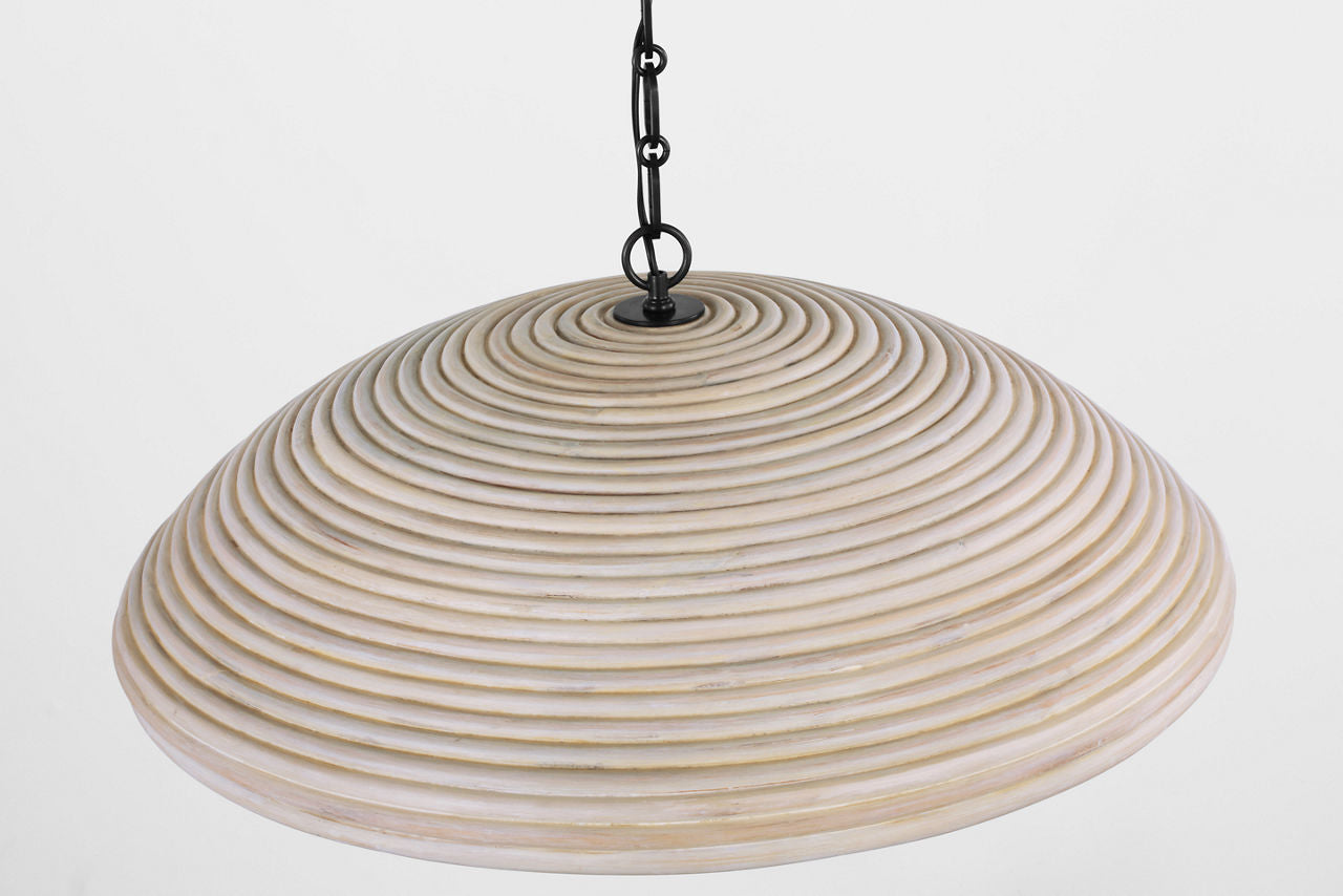 Emerson 29" Pendant | Bronze | Ash Rattan Shade