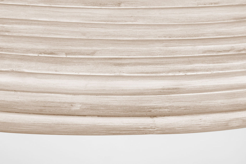Emerson 29" Pendant | Hand-Rubbed Antique Brass | Ash Rattan Shade