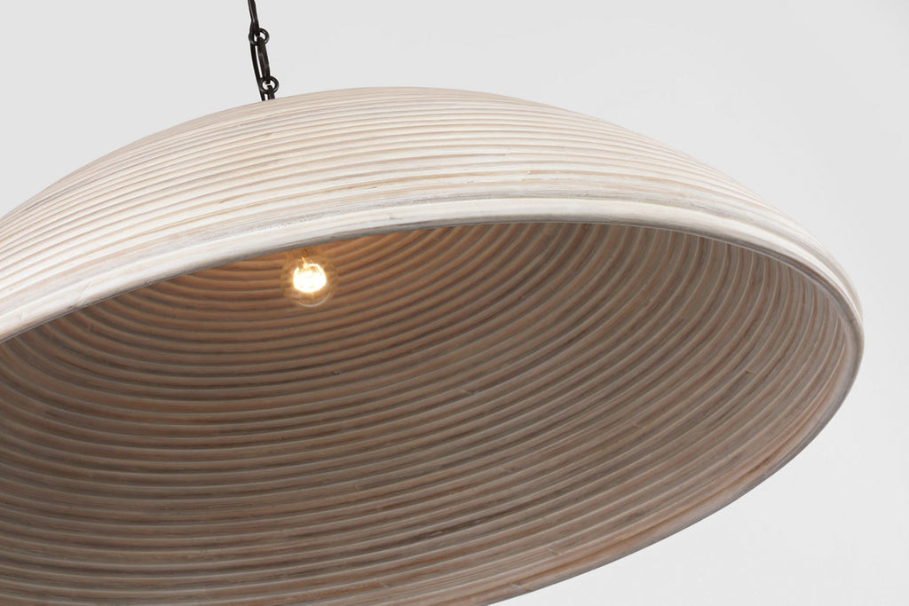 Emerson 42" Pendant | Bronze | Ash Rattan Shade