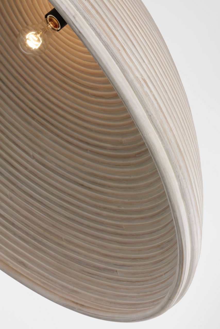 Emerson 42" Pendant | Bronze | Ash Rattan Shade