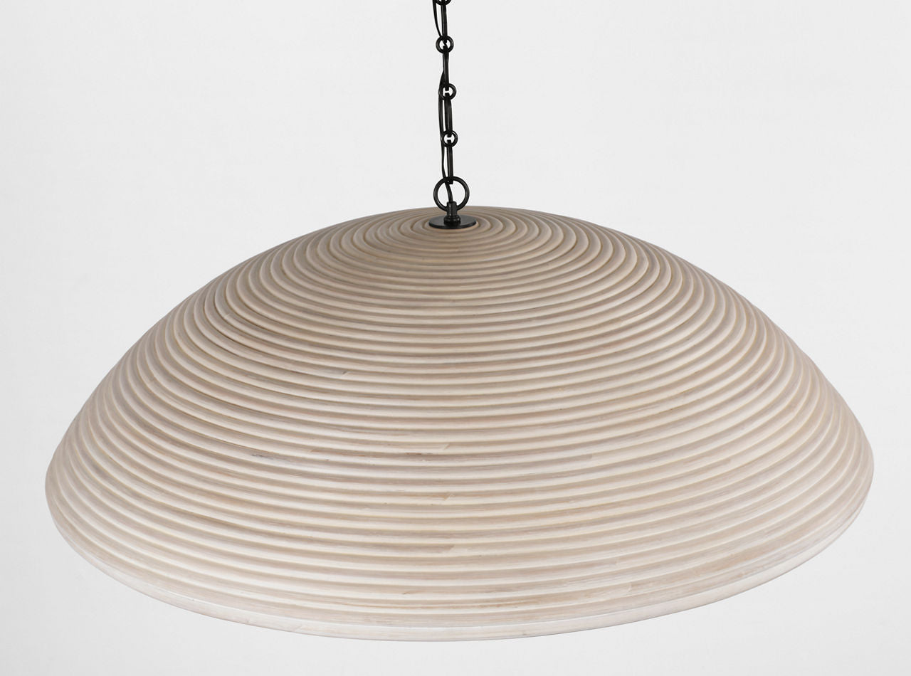 Emerson 42" Pendant | Bronze | Ash Rattan Shade