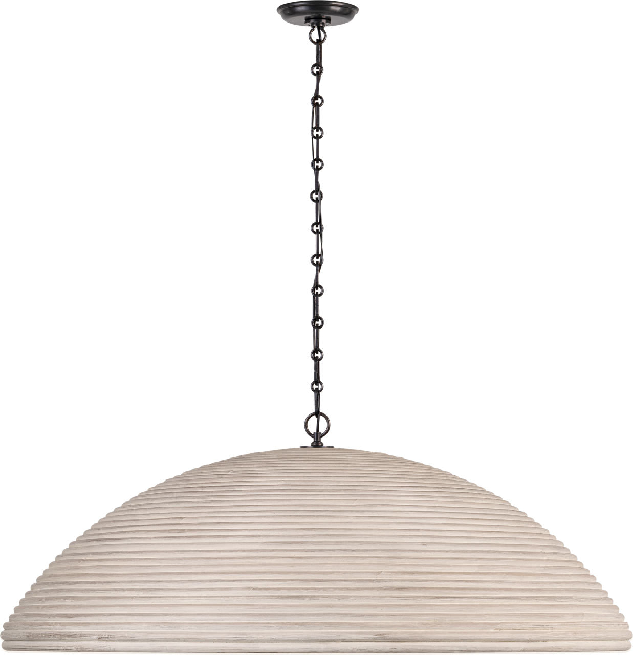 Emerson 42" Pendant | Bronze | Ash Rattan Shade