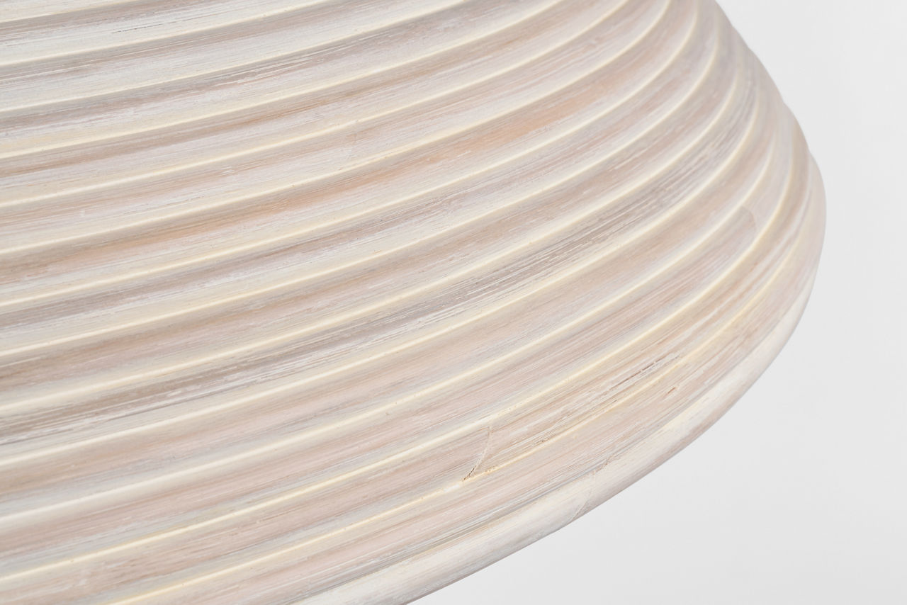 Emerson 42" Pendant | Hand-Rubbed Antique Brass | Ash Rattan Shade