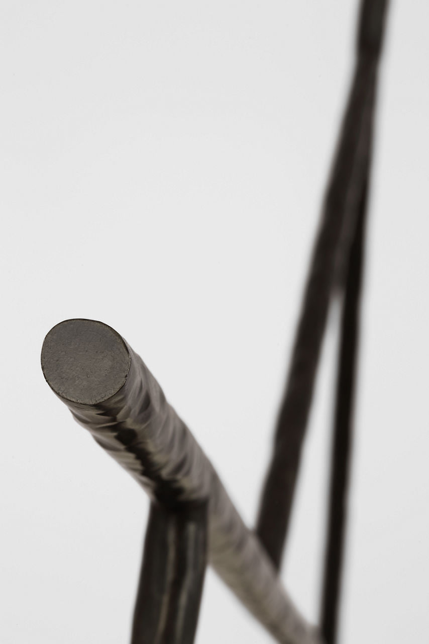 Collette 70" Linear Chandelier | Aged Iron | Linen Shades