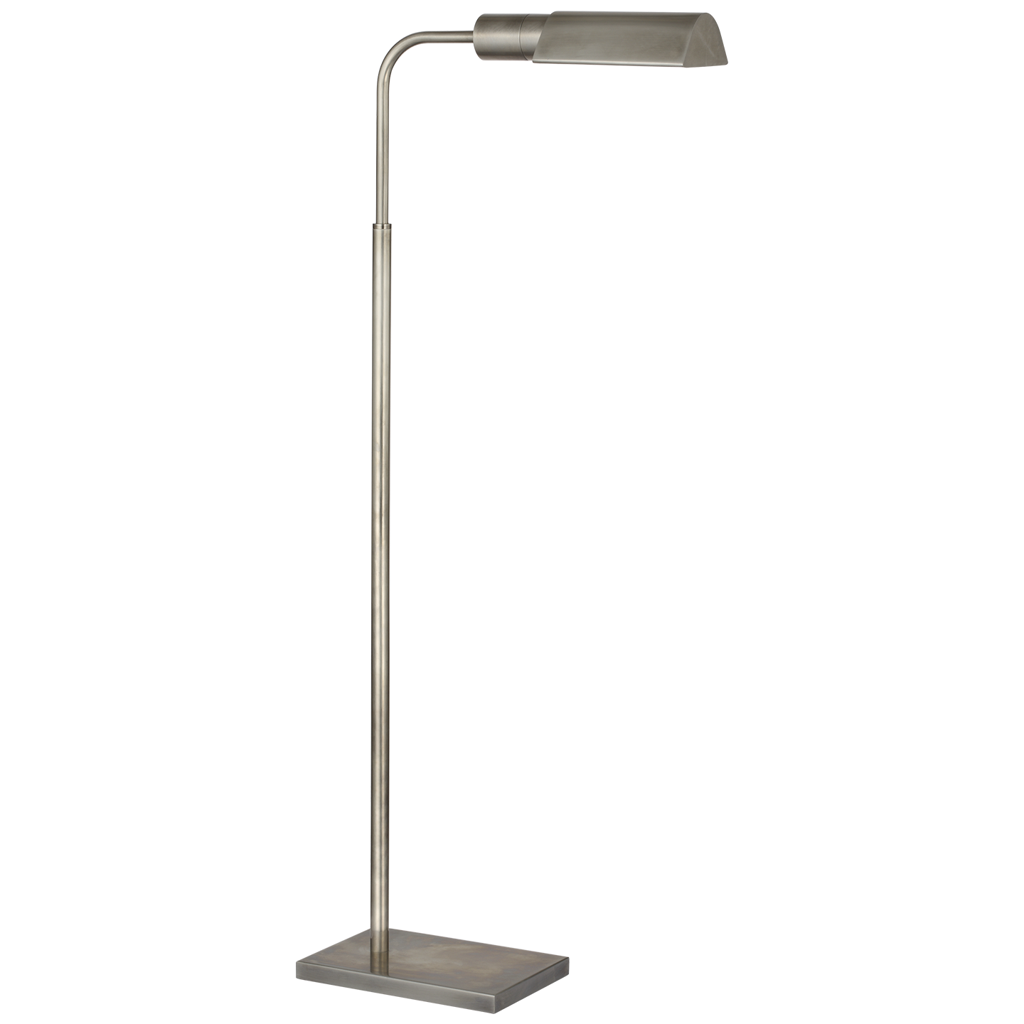 Studio Adjustable Cordless Pharmacy Floor Lamp | Antique Nickel