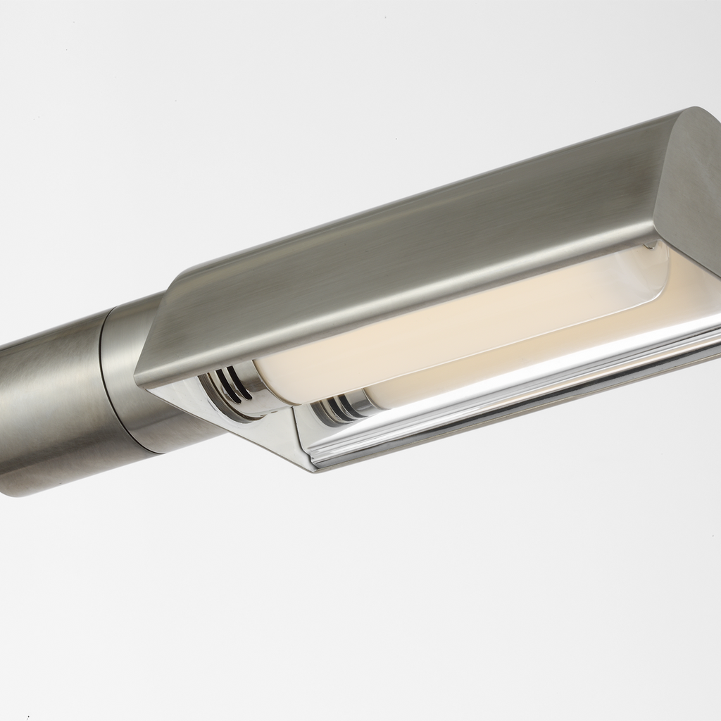 Studio Adjustable Cordless Pharmacy Floor Lamp | Antique Nickel