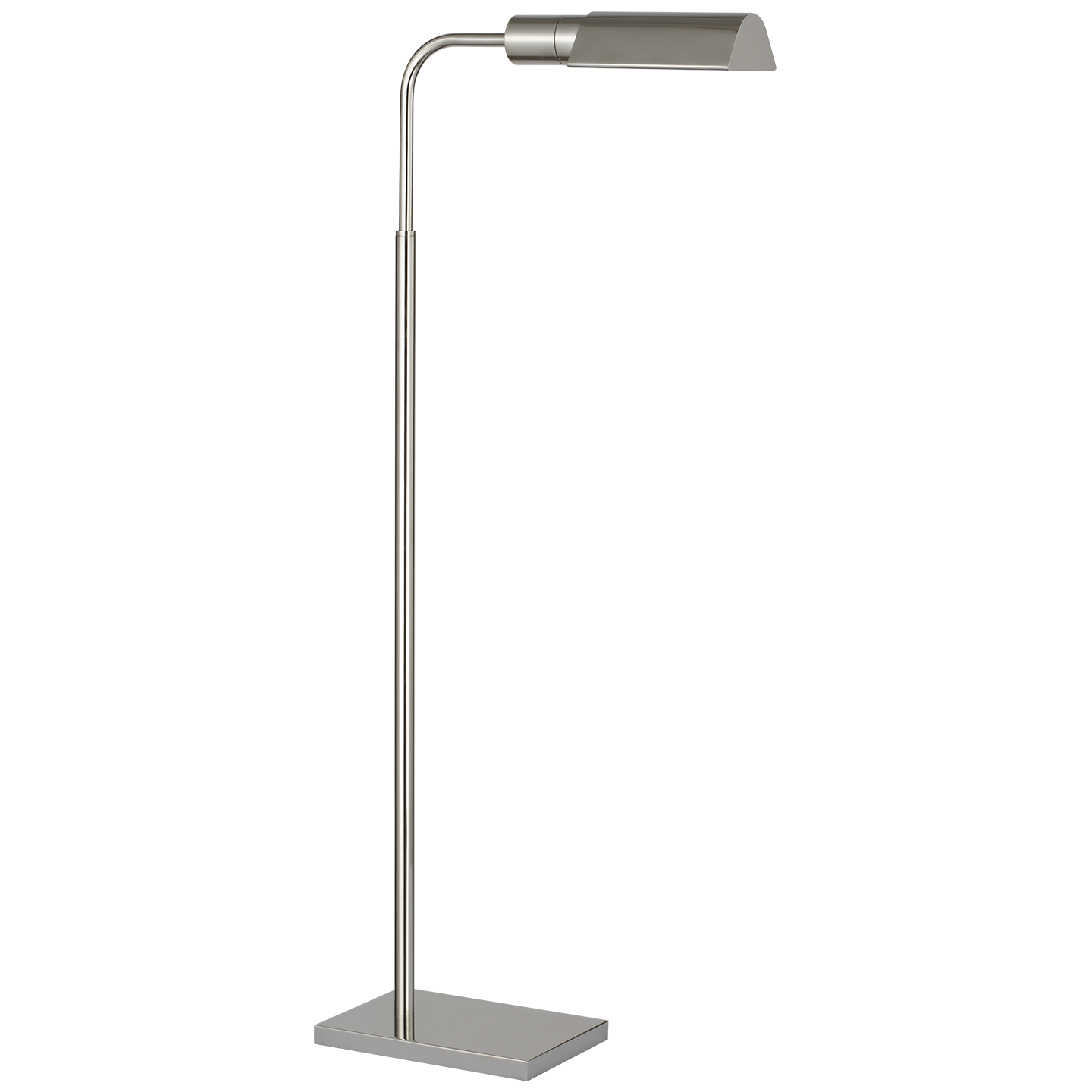 Studio Adjustable Cordless Pharmacy Floor Lamp | Polished Nickel