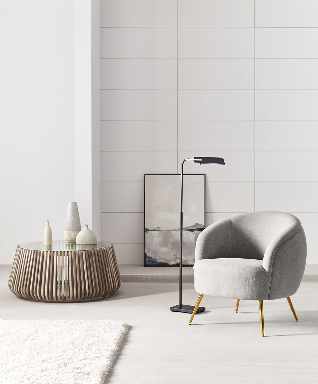 Studio Adjustable Floor Lamp | Bronze