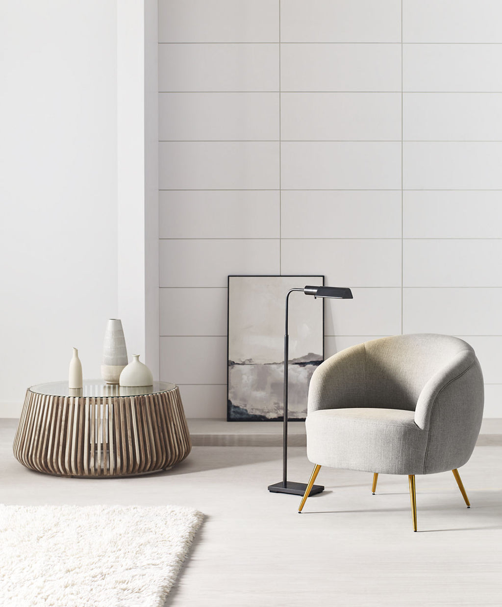 Studio Adjustable Floor Lamp | Bronze