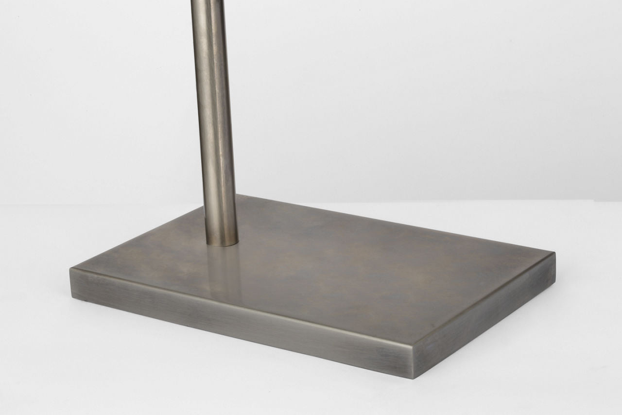 Studio Adjustable Cordless Pharmacy Floor Lamp | Antique Nickel