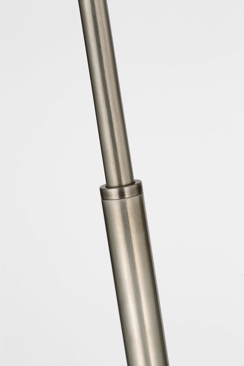 Studio Adjustable Cordless Pharmacy Floor Lamp | Antique Nickel