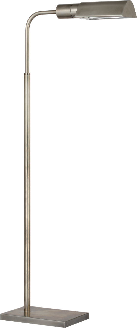 Studio Adjustable Cordless Pharmacy Floor Lamp | Antique Nickel