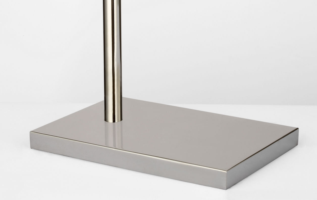 Studio Adjustable Cordless Pharmacy Floor Lamp | Polished Nickel