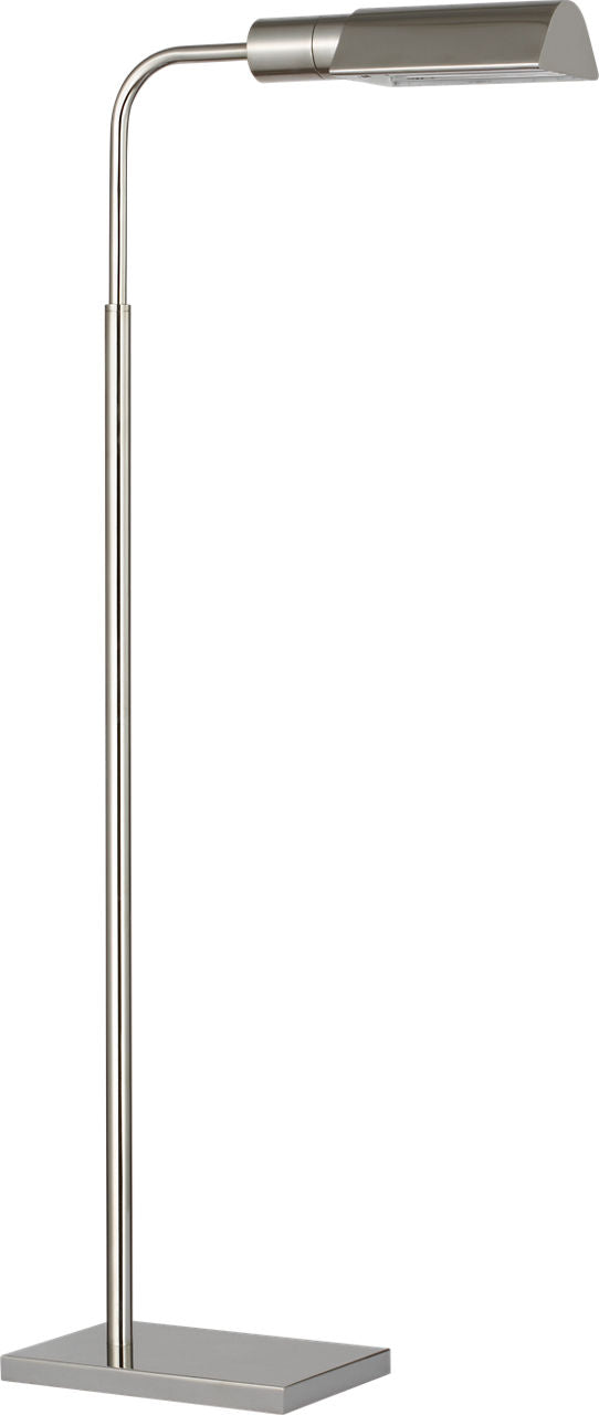 Studio Adjustable Cordless Pharmacy Floor Lamp | Polished Nickel