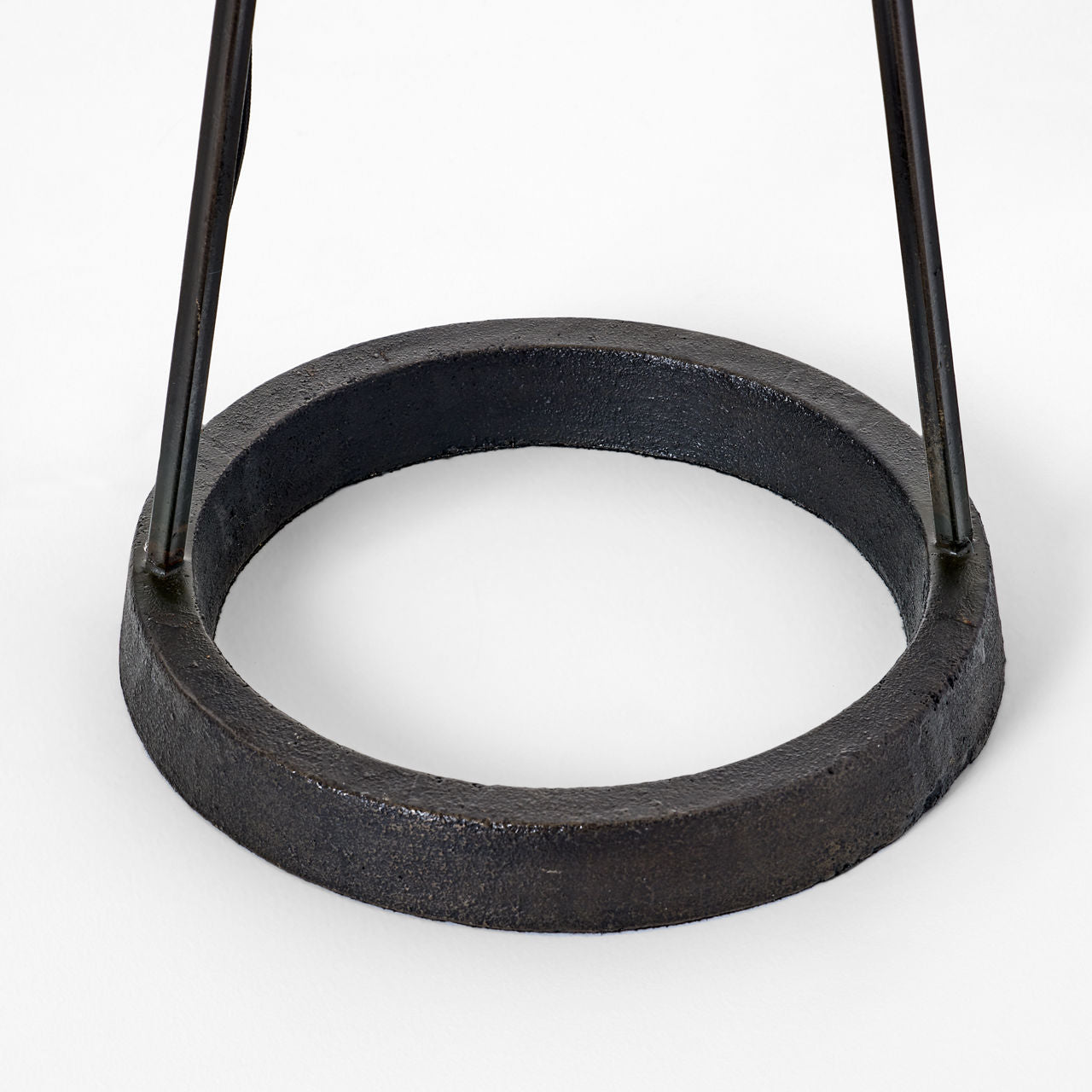 Dauphine Floor Lamp | Aged Iron | Linen Shade