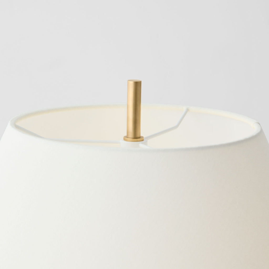 Opera 30" Table Lamp | Light Olive | Linen Shade