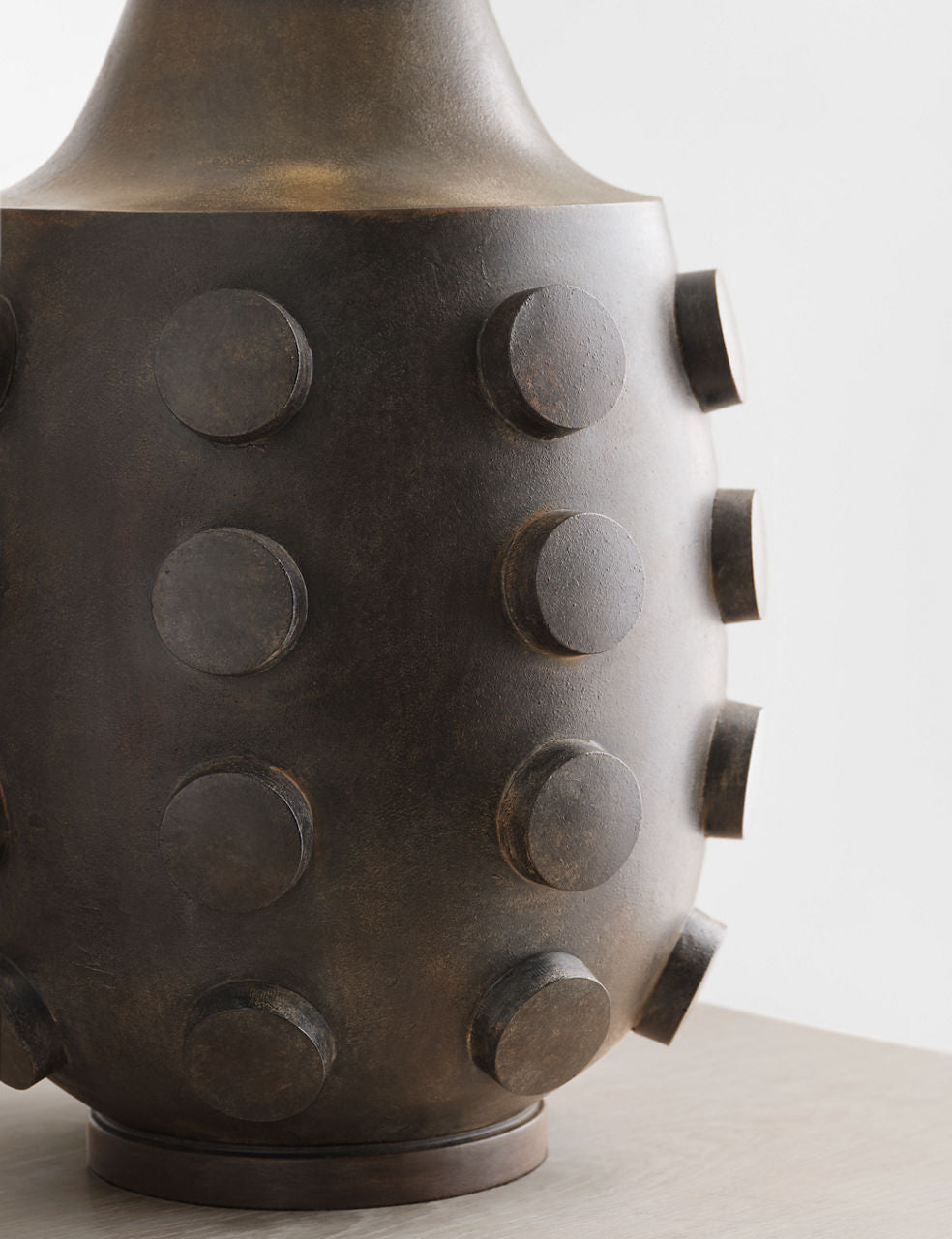Orly Large Table Lamp | Garden Bronze | Linen Shade