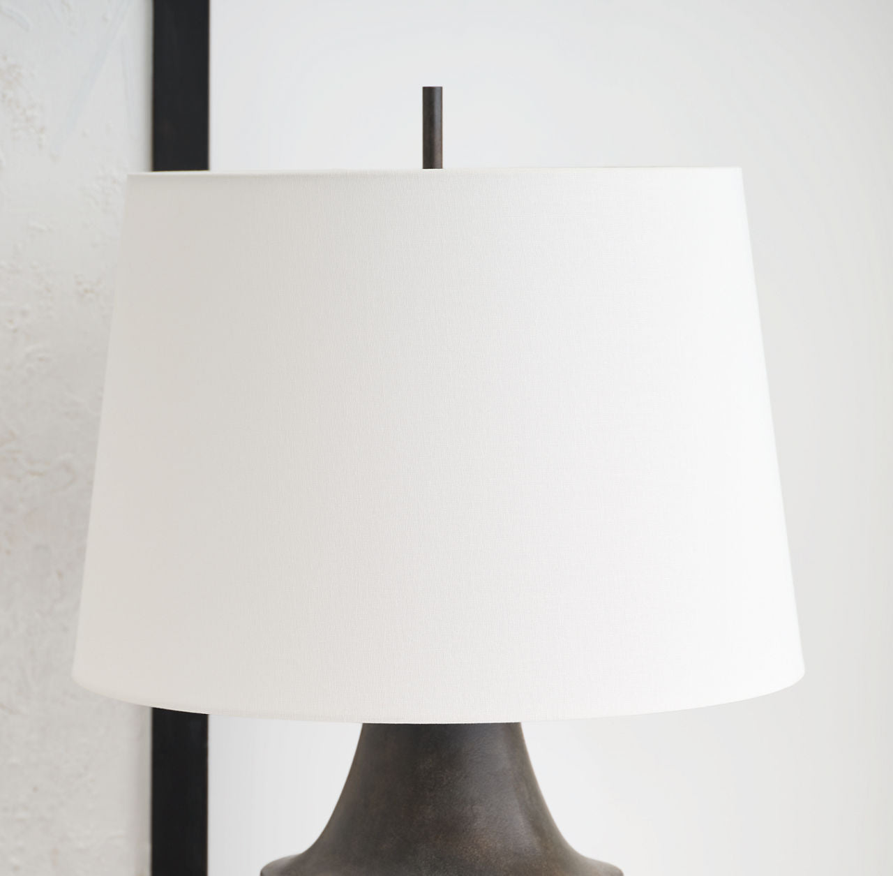 Orly Large Table Lamp | Garden Bronze | Linen Shade