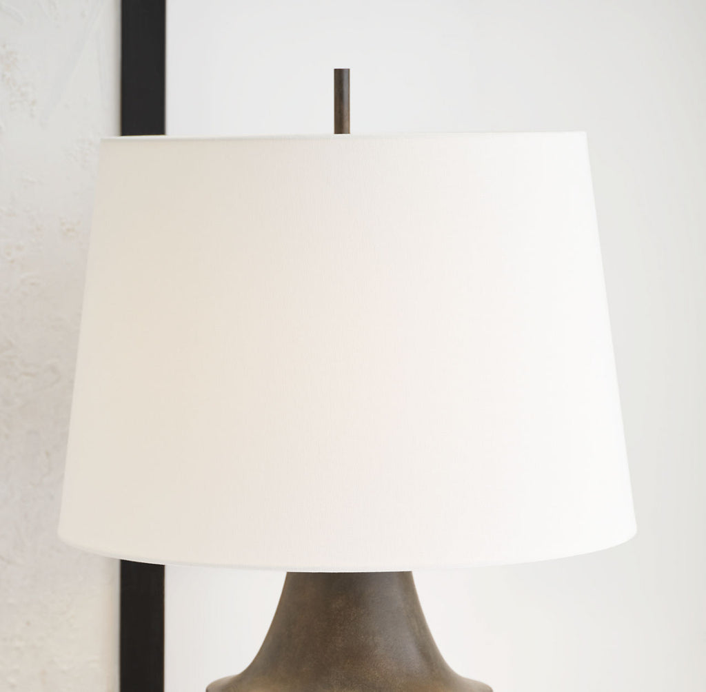Orly Large Table Lamp | Garden Bronze | Linen Shade