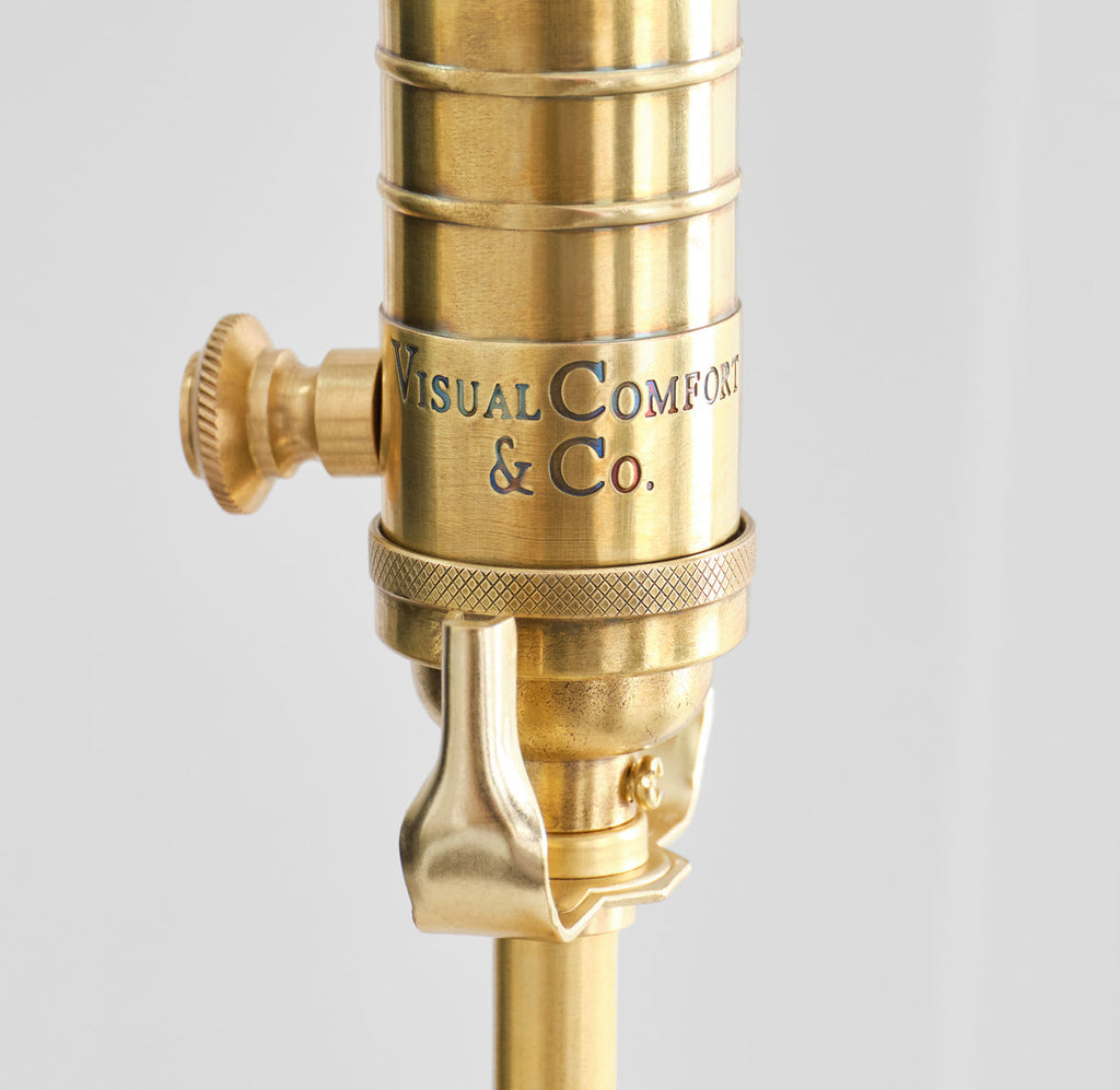 Gironde Large Table Lamp | Alabaster and Hand-Rubbed Antique Brass | Linen Shade