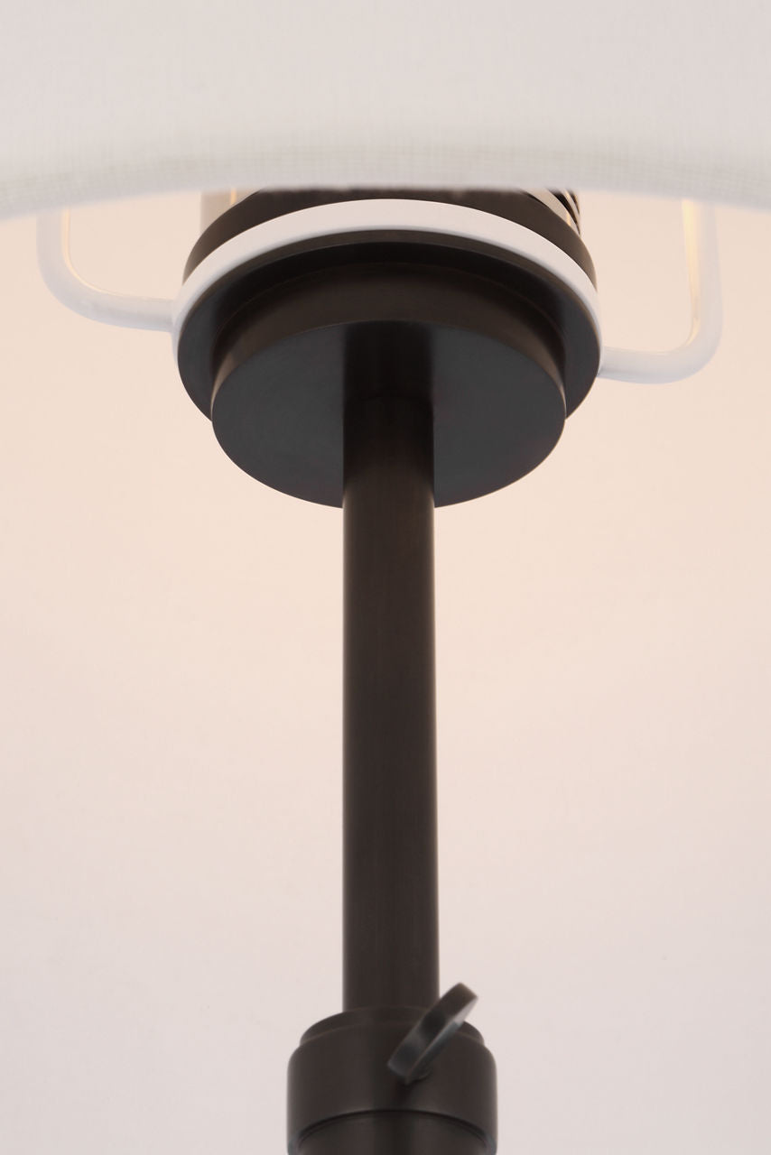 Bryant 52" Adjustable Cordless Floor Lamp | Bronze | Linen Shade
