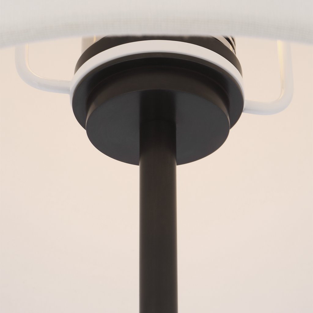 Bryant 52" Adjustable Cordless Floor Lamp | Bronze | Linen Shade