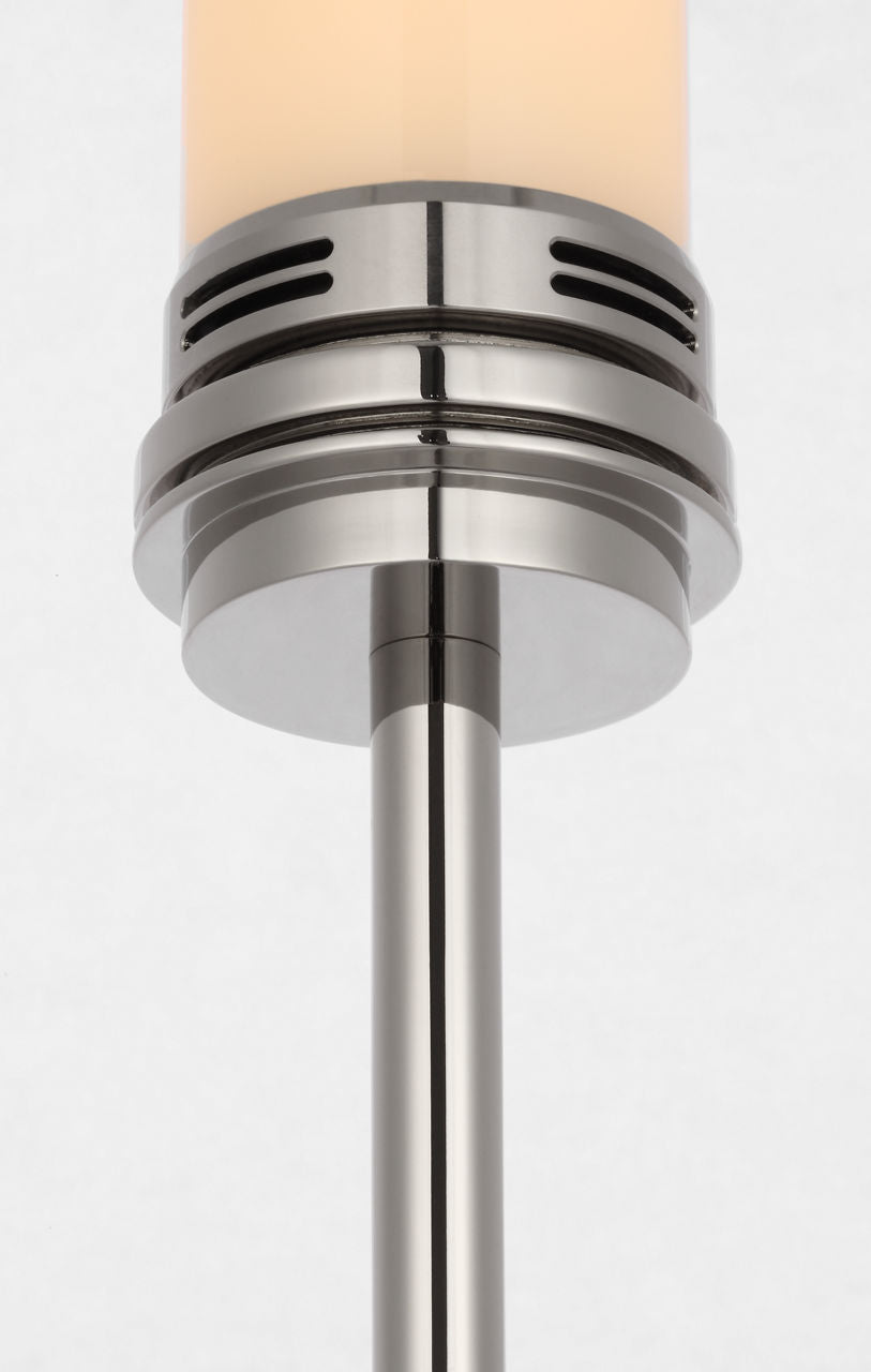 Bryant 52" Adjustable Cordless Floor Lamp | Polished Nickel | Linen Shade