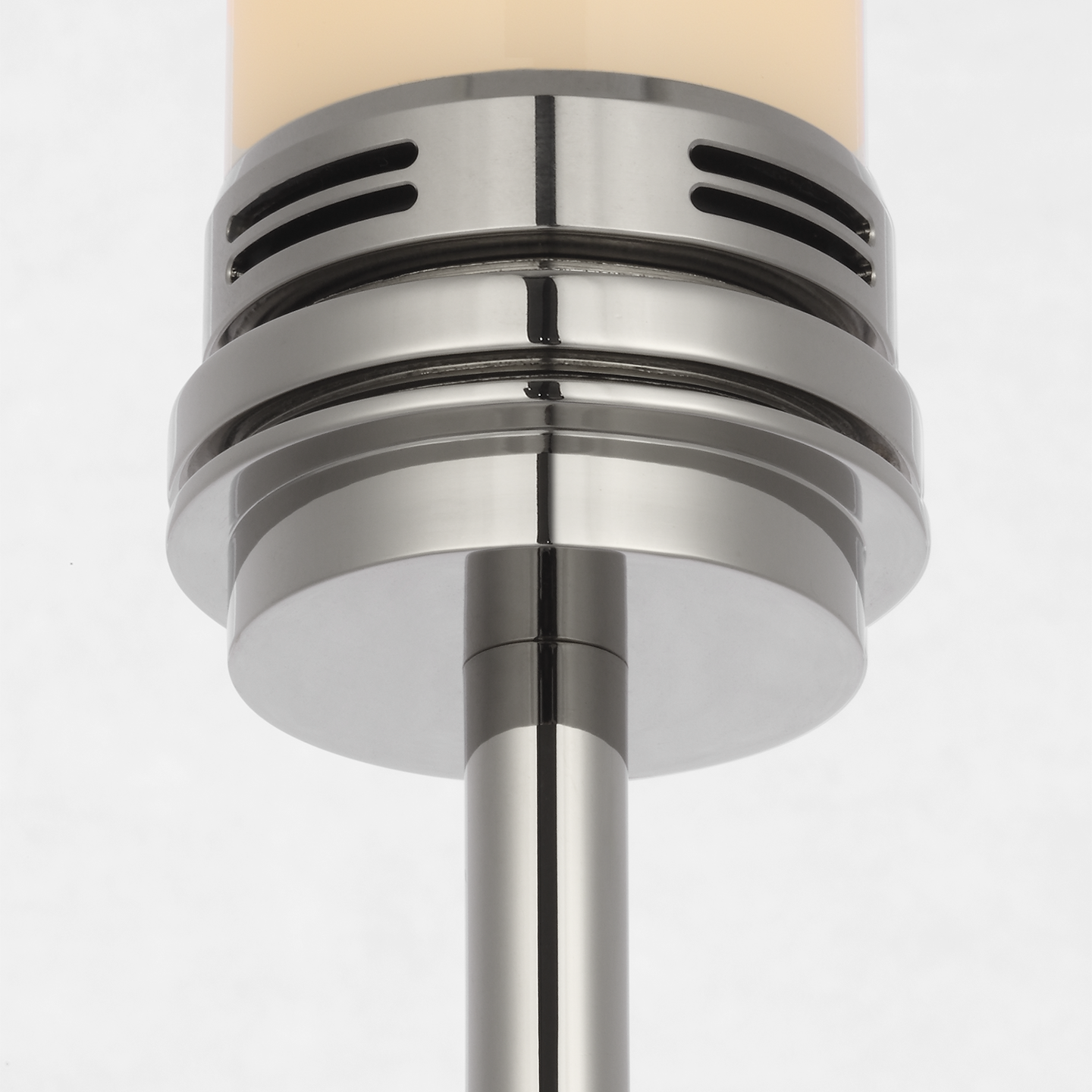 Bryant 52" Adjustable Cordless Floor Lamp | Polished Nickel | Linen Shade
